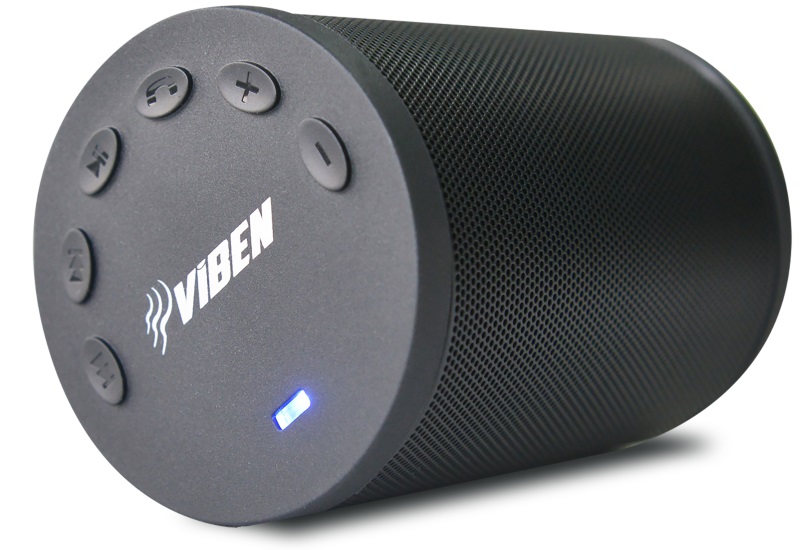 Viben Portable Bluetooth Speaker on Side